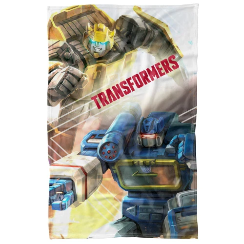 LOGOVISION Transformers Cybertron Warriors Fleece Blanket 36" x 58"