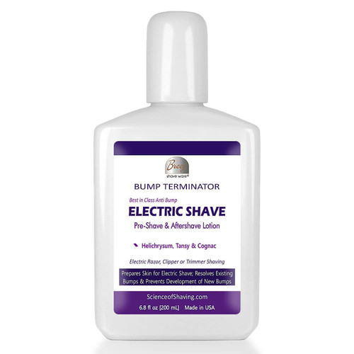 Bump Terminator Pre Electric Shave and Anti Bump Aftershave Lotion | Razor Bumps and Ingrown Hair Treatment | Dark Spot Treatment for Face | After Shave Bump Treatment | Dark Spots Remover, 6.8 oz