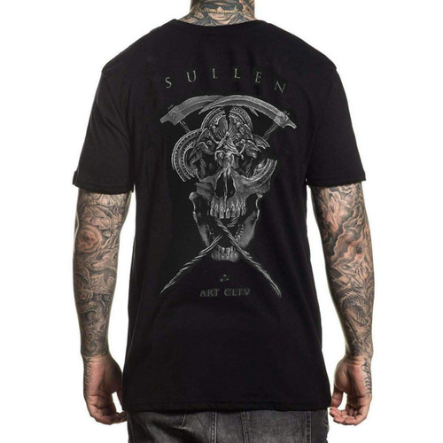 Sullen Men's Farrar Reaper Short Sleeve T Shirt Black M