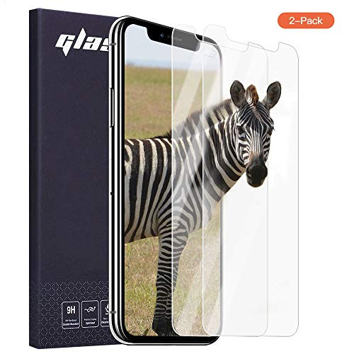 JASBON Screen Protector for Apple iPhone XR (6.1"), [Clear, 2 Packs] Tempered Glass Screen Protector for iPhone XR 2018
