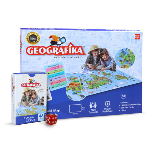 Unikplay Geografika Flash Cards World Map Game, Learning Resources and Educational Games for Boys and Girls, Homeschool Supplies and Geography Gifts for Ages 6+, 2-4 Players Unikplay Geografika Flash Cards World Map Game, Learning Resources and Educational Games for Boys and Girls, Homeschool Supplies and Geography Gifts for Ages 6+, 2-4 Players
