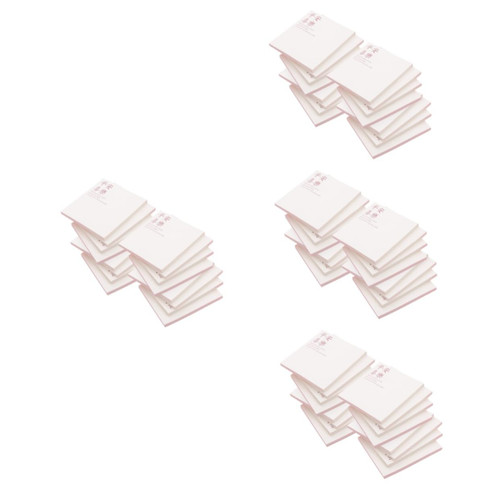 Tofficu 64 Pcs Inspirational Sticky Notes Blank White Note Pads Tearable Memo Stickers Self-Stick Notes Pads Small Memo Pads Label Sticker Note Reminder Sticker Note Paper Office Pocket