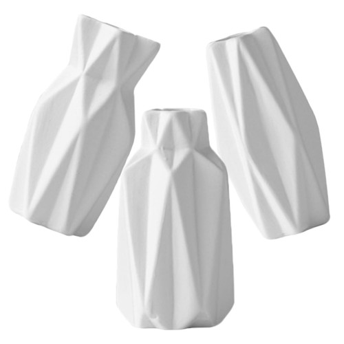 HAKIDZEL 3pcs Small Ceramic Vase Home Decor Flower Vase Ceramic Floral Vase Flower Arrangement Pot Flower Arranging Vase Vases for Centerpieces Small Vase Dried Flowers Ceramics Decorations