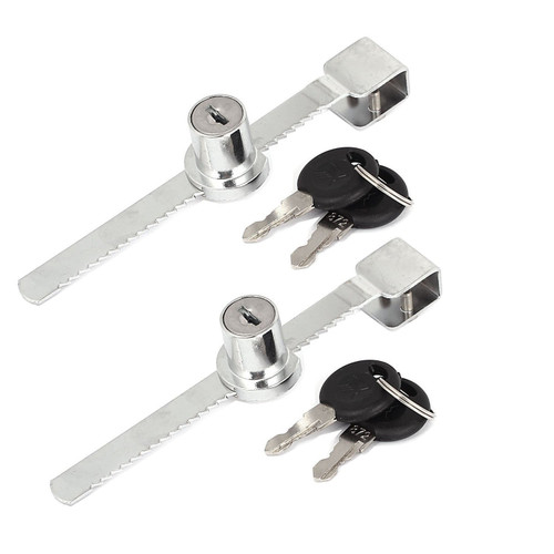 SpeedDa 2 Pcs Drawer Display Case Showcase Sliding Glass Door Lock w Keys