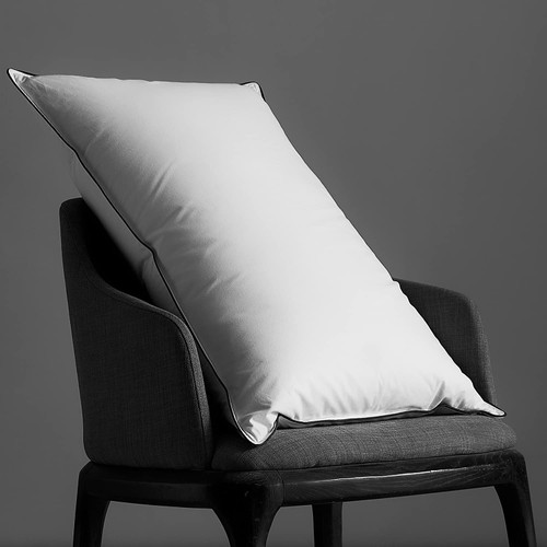 KRT White Soft and Supportive Pillows King Size Single Pack - Hotel Quality Feather Down Bed Pillows for Side Stomach and Back Sleepers - (36''x20'', 1 Pack)