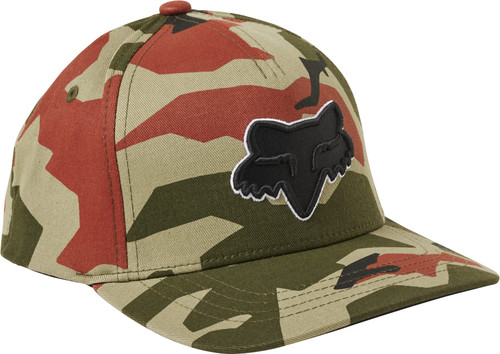 Fox Racing Kids' Standard Epicycle 110 Snapback, Green CAMO, One Size