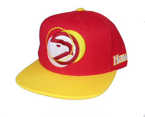 Mitchell & Ness Atlanta Hawks Circles Snapback Adjustable Hat Cap - Red Mitchell & Ness Atlanta Hawks Circles Snapback Adjustable Hat Cap - Red