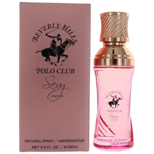 Beverly Hills Polo Club BHPC SEXY FOR HER Eau De Parfum EDP for Women - Spray 3.4 fl oz (100 ml) (Packaging May Vary)