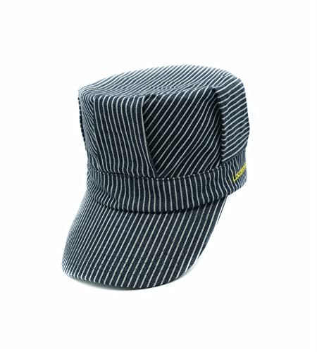 Adult Railroad Train Engineer Hat with with Locomotive Engineer Embroidered on hat Band Navy