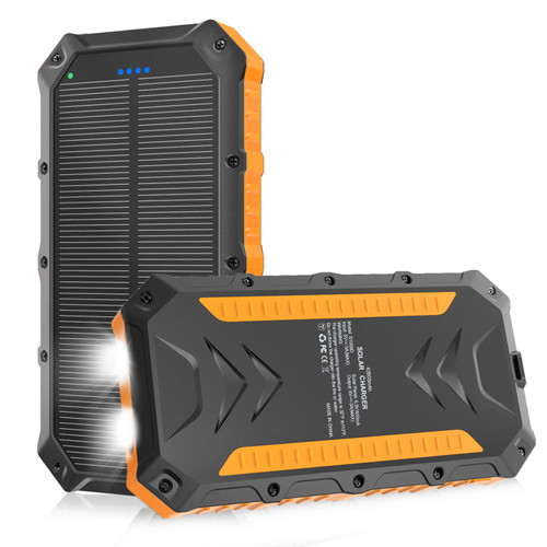 Solar Power Bank,Solar Charger, YELOMIN 42800mAh Power Bank, Outdoor Portable Charger, External Battery Pack Qc 3.0 15W Fast Charging Built-in Dual Led Flashlights Solar Power Bank,Solar Charger, YELOMIN 42800mAh Power Bank, Outdoor Portable Charger, External Battery Pack Qc 3.0 15W Fast Charging Built-in Dual Led Flashlights