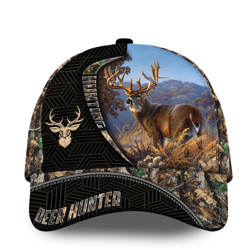 Asvance Trucker Hat - Mesh Back Baseball Cap for Mens - Premium Camo Funny Hunting Embroidered Hats - Hunting Camouflag - Deer Hunting - Baseball Cap - Gift for Dad (Hunting_03)