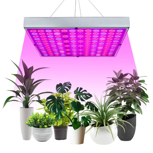 Juhefa LED Grow Lights, Full Spectrum Grow Lamp with IR & UV LED Plant Lights for Indoor Plants,Micro Greens, Clones, Succulents, Seedlings, Panel Size 9.9x9.9 inch
