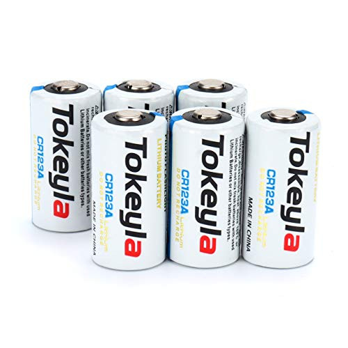 Light-elves CR123A 123A Industrial 3V Lithium Batteries for Cameras, Flightlight (6 Pack)