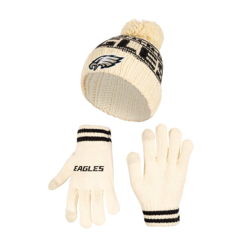 Ultra Game CORE Fan HAT Gloves Set, Natural, One Size