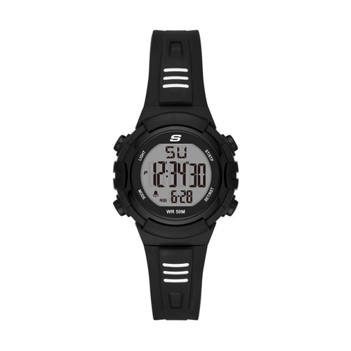 Skechers Women's Truro Digital Chronograph Watch, Color: Black (Model: SR6185)