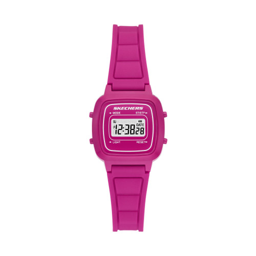 Skechers Women's Alta Digital Chronograph Watch, Color: Pink (Model: SR2140)