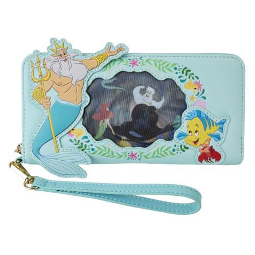 Loungefly Disney The Little Mermaid Ariel Princess Lenticular Zip Around Wallet Loungefly Disney The Little Mermaid Ariel Princess Lenticular Zip Around Wallet