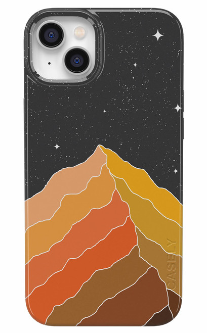 Casely iPhone 14 Plus Case | Compatible with MagSafe | Night Skies | Mountain Starlight Case