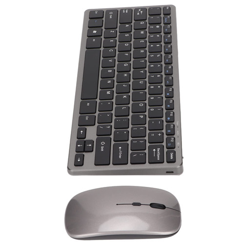 GOWENIC Wireless Keyboard and Mouse Combo,2.4GHZ Compact Quiet Wireless Keyboard Mouse Combo,with Rechargeable Battery,5 Levels Adjustable DPI,for Computer, PC, Notebook, Laptop