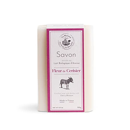 La Maison du Savon de Marseille Donkey Milk Soap - 125g - Cherry Blossom
