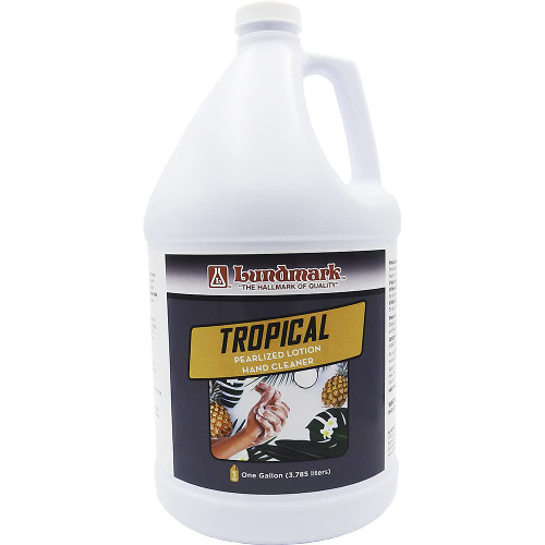 Lundmark Tropical Hand Cleaner, Pearlized Liquid Lotion Soap, 1-Gallon, 3302G01-4