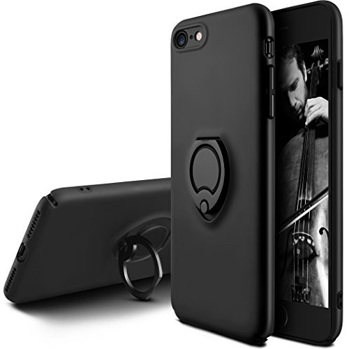 Phone Case Compatible iPhone 8, iPhone 7,Ultra Slim Cover Case with 360Degree Swivel Ring Kickstand Anti Scratch Durable Full Protective Case Compatible iPhone 8/7, yBV2