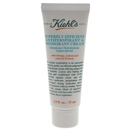 Kiehl's Superbly Efficient Anti Perspirant & Deodorant Cream - Full Size 2.5oz (75ml)