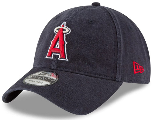 New Era MLB Core Classic 9TWENTY Adjustable Hat Cap One Size Fits All (Los Angeles Angels Navy)