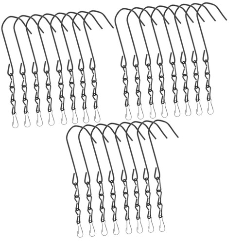 BESTOYARD 24 Pcs Bonsai Hanging Chain Garden Plant Hangers Hanging Planters Window Plant Hanger Hanging Iron Chain Plant Pot Chain Hanger Basket Extender Chain Metal Household Lantern Chain