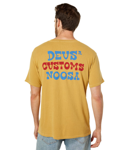Deus Ex Machina Wiz-Bang Tee Harvest Gold MD