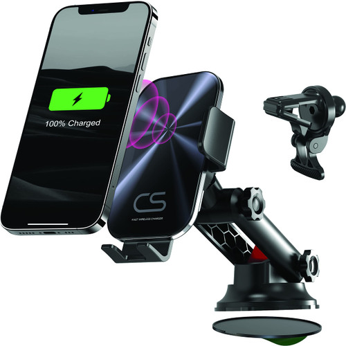 Wireless Car Charger, 15w Qi Fast Charging Auto Clamping, Car Phone Charger Mount, Windshield Dashboard Air Vent Phone Holder for Samsung Note, Galaxy, Huawei, Lg, iPhone 13, 12, Mini, Max Pro etc. Wireless Car Charger, 15w Qi Fast Charging Auto Clamping, Car Phone Charger Mount, Windshield Dashboard Air Vent Phone Holder for Samsung Note, Galaxy, Huawei, Lg, iPhone 13, 12, Mini, Max Pro etc.