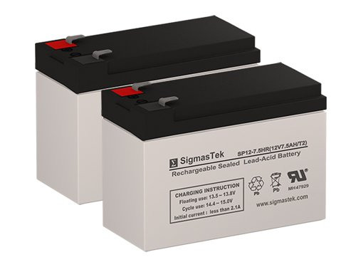 Razor Dune Buggy 12 Volt 7.5 AmpH Replacement Scooter Batteries - Set of 2