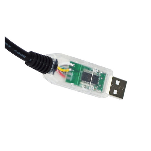 EKoKim FTDI FT232RL CHIP USB to RJ45 Plug RS485 Serial Communication Cable for SRNE ML2420 ML2430 ML2440 MPPT Solar (Size : 1.8M, Color : Transparent USB Case)