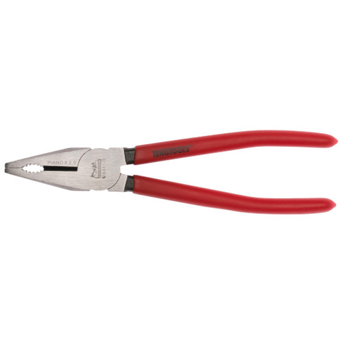 Teng Tools 8 Inch Chrome Molybdenum Vinyl Dipped Handle Lineman's Pliers - MB451-8