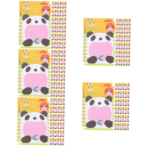 Operitacx 100 Pcs Animal Sticky Notes Sticky Message Pads Adhesive Memo Pad See Through Sticky Notes Self- Adhesive Note Pads Panda Stickers Office Memo Pads Multifunction Paper Easel