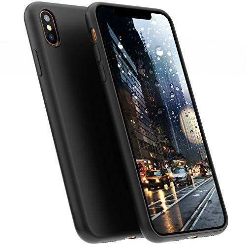 A BETTER MINIMALIST CASE for iPhone X, Moduro Ultra Thin [1.5mm] Slim Fit Flexible Soft TPU Case for iPhone X (Matte Black)
