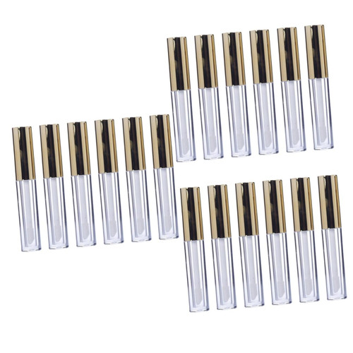 POPETPOP 36 pcs lip balm bottles lip liner tube Lip Balm Tube DIY lipstick containers lipgloss clear empty lip gloss containers mini lipsticks Lip Gloss Tube lip color lip gloss box