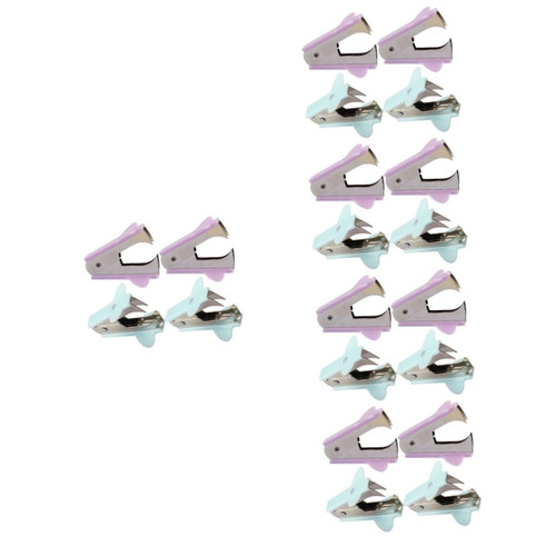 STOBOK 20 Pcs Staple Removers Staple Removing Tool Professional Staple Puller Universal Staple Puller Nail Staple Remover Heavy Duty Staple Pulling Tool Air Tool Jaws Fashion Office Iron