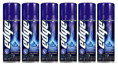 Edge Extra Moisturizing with Vitamin E Shave Gel 8.4 oz (Pack of 6)