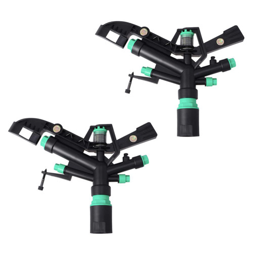 Yardwe 2Pcs 360 Rotary Sprinkler Lawn Sprinkler Water Sprinkler Automatic to Rotate Sprayer