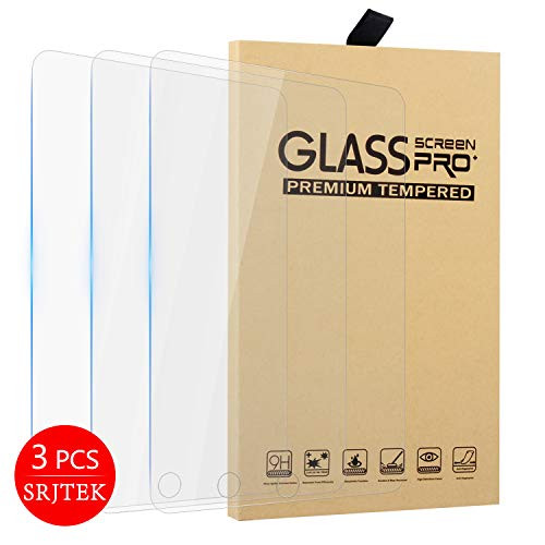 SRJTEK for iPad Mini 1/2/3 Screen Protector, [Bubble-Free][HD-Clear][Anti-Scratch][Anti-Glare][Anti-Fingerprint] Tempered Glass Screen Protector for iPad Mini 1/2/3 7.9 Inch