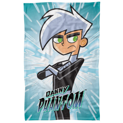LOGOVISION Danny Phantom Blanket, 36"x58" with Logo Fleece Blanket