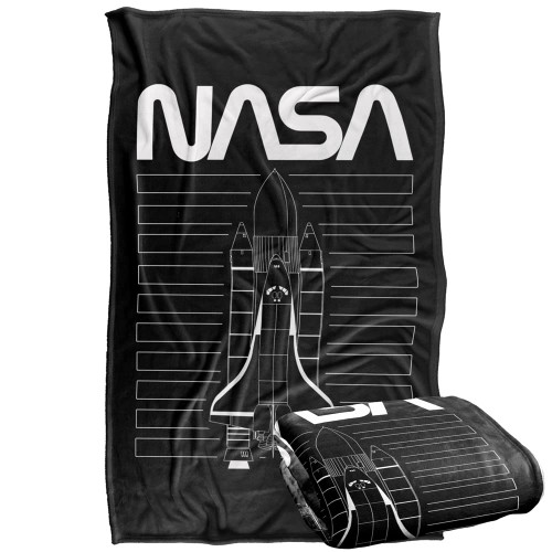 NASA Shuttle Silky Touch Super Soft Throw Blanket 36" x 58"