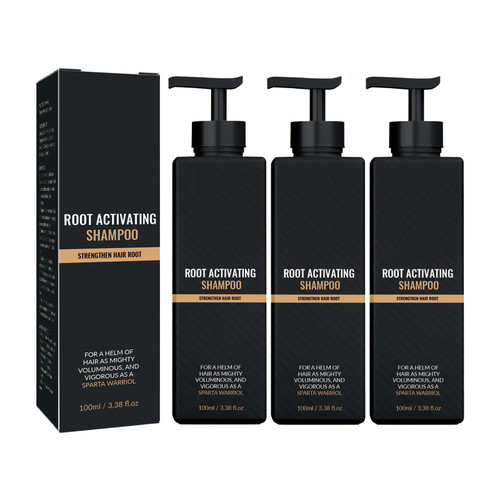 Spartan Root Activator Shampoo, Spartan Root Activator Shampoo Regrowth, Spartan Anti Hair Loss Shampoo, Spartan Root Activator Shampoo Promotes Hair Growth?3pcs?