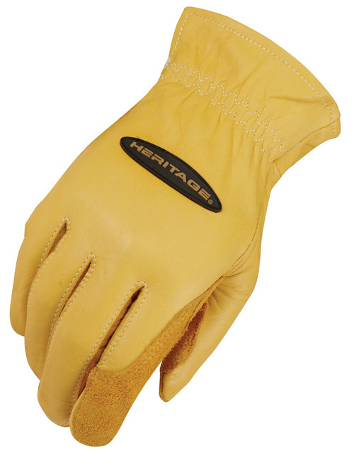 Heritage Ranch Work Gloves, Size 9, Tan