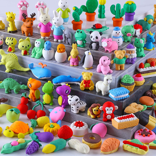 200 Pack Animal Erasers for Kids, Desk Pets for Classroom, 3D Bulk Mini Puzzle Pencil Eraser, Cute erasers for Classroom Rewards and Prizes, Novelty Fun Party Favors Gift 200 Pack Animal Erasers for Kids, Desk Pets for Classroom, 3D Bulk Mini Puzzle Pencil Eraser, Cute erasers for Classroom Rewards and Prizes, Novelty Fun Party Favors Gift