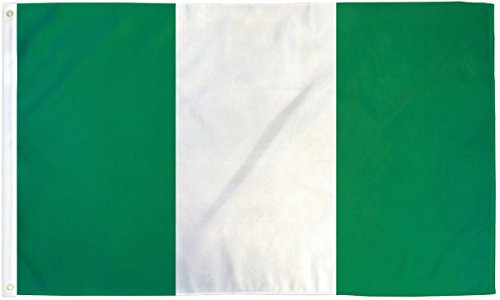 TrendyLuz Flags Nigeria Nigerian National Country Banner Flag 3x5 Feet