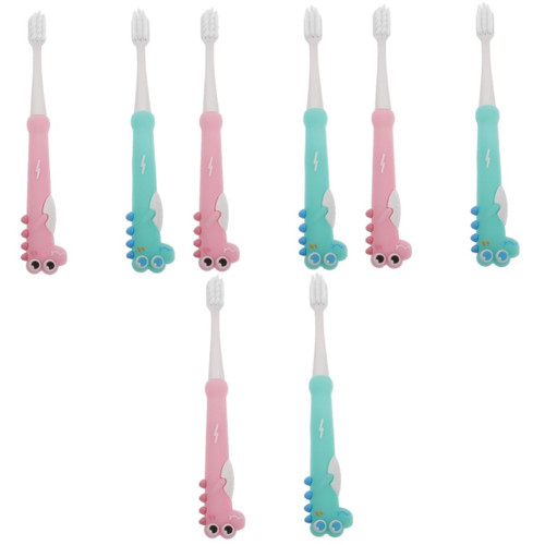GLEAVI 8 Pcs Children's Toothbrush Kids Toothbrush Children Toothbrush Travel Toothbrushes Toddler Toothbrushes Gum Care Toothbrush Soft Toothbrush Bulk Tooth Brushes for Kids Teeth Brush