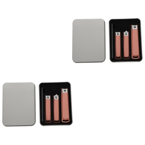 FRCOLOR 2 Sets Anti-Splash Nail Clippers toenail Cutters fingernail Clipper Nails Kits Fingernails Clippers and Toenails Clippers Nail Trimmers pet Nail Carbon Steel toenail Clippers Heavy