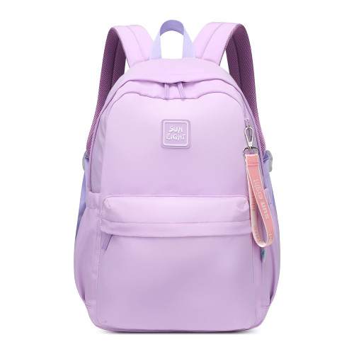 Reqinqin Backpack for Girls Backpack Purple Waterproof Large Space School Backpack Suitable for Age for Over 6 Years old Kids Elementary Bookbag Lightweight Travel Toddler Backpack?Purple ?